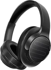Soul Ultra Wireless 2 - Wireless Over Ear Bluetooth Headphones, Foldable Design with Comfortable Protein Earpads,USB-C Quick Charging, 65 hrs Playtime,Low Latency,Deep Bass,for Travel,Sport,Gym -Black