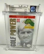 Greg Norman's Golf Power NES Factory Sealed WATA Grade 8.5 A Near Mint Rare