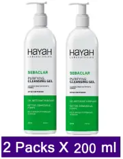Sebaclar Purifying Cleansing Gel Removes make up purifies Ance prone skin 400ml