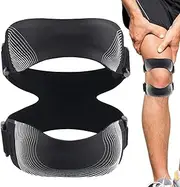 Knee Brace - Adjustable Compression Knee Brace,Stabilizing Open Design, Basketball Training Equipment for Men Women