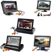 4.3''/5"/7'' LCD Screen Car Rear View Backup Monitor for Parking Reverse Camera
