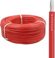 30~100Ft Stranded Electrical Wire 300V Tinned Copper Core 22AWG Wire Environmentally Friendly PVC Insulated Cable UL1569 Suitable for LED Lights Hair Dryers Cameras Etc(Yellow,100FT-22AWG)