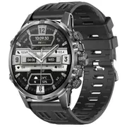 Bluetooth Smart Watch 1.75 Touch Screen Call Heart Rate BT 5.3 Black