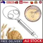 Stainless Steel Dough Whisk Tool Kitchen Manual Baking Flour Egg Mixer Eggbeater