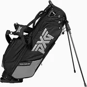 PXG Xtreme Carry Stand Bag B-PG-172 Type 9 4 Split Stand Caddy Bag Golf Bag (Black)