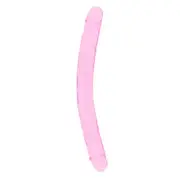 Shots Real Rock Crystal Clear 18 Inch Double Dildo - Pink