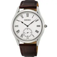 在飛比找PChome24h購物優惠-SEIKO精工 CS 城市簡約小秒盤手錶-39mm (SRK