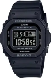 CASIO BABY-G BGD-5650-1CJF Radio Solar Digital Watch All Black
