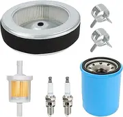 17210-Z6L-010 Air Filter Kit Fit for Honda GX630 GX660 GX690 GX630R GX660R GX690R GX630RH Engine,15400-PLM-A02 Oil Filter,Lawn Mower Fuel Filter Spark Plug kit