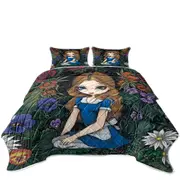 Alice and the Flowers Coverlet