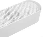 V-198 USB Powered Sound Bar Computer Speakers with Lights 3.5mm o Mic Plug Wired Soundbar Speaker for PC Cellphone Tablets Desktop Laptop White
