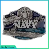 在飛比找蝦皮購物優惠-Blue Enamel Belt Buckle Navy f