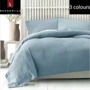 Shangri-La Honeycomb Quilt Cover Set