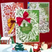 DIY Paper Metal Cutting Dies Christmas Tree Edge Scrapbook NICE Craft F4O2