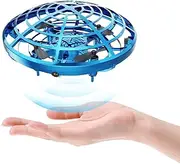 Drone Mini Toy Hand Operated Drone for Kids or Adults UFO Flying Ball Gifts for Boys and Girls with 5 Motion Sensor,2 Speed Mode, LED Light,Anti-Collision,USB Charger,Hover Flight Outdoor Indoor