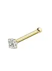 ADIRFINE 14K Solid Yellow Gold Bone Nose Stud