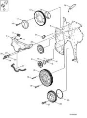 VOLVO SEALING STRIP 20815558 NUMBER 21 ON DIAGRAM