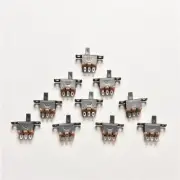 NEW 20pcs 5V 0.3A Black Mini Size SPDT Slide Switch On-Off 3-Pin PCB for DIY &UU