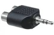 3.5mm Stereo Male to Dual RCA Female Adapter