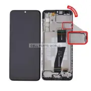 Galaxy A02s (A025) LCD + Frame (Black-US Version)