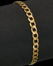 18K Italian Gold Curb Link Bracelet