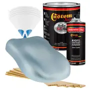 HOT ROD FLATZ Frost Blue Metallic Gallon Kit URETHANE Flat Auto Car Paint Kit