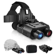 Head-Mount Night Vision Binoculars 850nm Infrared Hunting Goggles 3D HD 4K Video