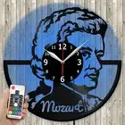 LED Vinyl Clock Wolfgang Amadeus Mozart LED Light Vinyl Record Wall Clock 5044