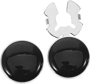 [LIFKOME] Elegant Formal Men And Tuxedo Studs Classic Black Oval For Tuxedo Shirt Button Covers For Weddings Business And Formal Events