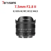 7artisans 7.5mm F2.8 II APS-C Fisheye Lens for Sony Nikon Canon Fuji M4/3 Mount