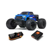 Arrma 1/10 Granite 4X2 Boost Mega 1/10 2wd Monster Truck, RTR, Blue ARA4102SV4T2