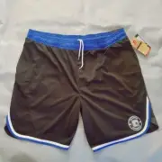 And1 Blue/Black Workout Basketball Shorts Men's size 2XL NEW! FAST SHIP!