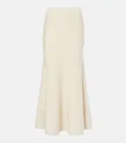[Gabriela Hearst] Gabriela Hearst Manni knitted cashmere maxi skirt AU 16 white