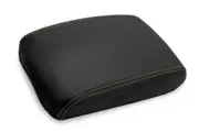Console Lid Pull Over Cover Leather for Infiniti FX35 2009-2012 Beige Stitch