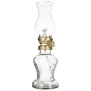 Glass Outdoor Kerosene Lamp Vintage Oil Lamps Lantern for Camping