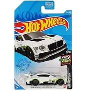 DieCast Hot Wheels 2018 Bentley Continental GT3 (White), HW Race Day 7/10
