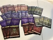 mtg 30 full art lands 3 of each foil and not, Murders at Karlov Manor, unplayed