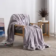 Dreamaker Coral Fleece Heated Throw Lavender 180x200cm