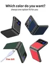 For Samsung Galaxy Z Flip4 Flip5 Flip6 cross lines phone case with free cable
