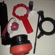 FLUIDMASTER 2" FLUSH VALVE, INSTRUCTIONS AND INDIVIDUAL PARTS