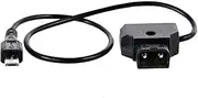 TIl~a Nucleus Nano P-TAP to Micro USB Motor Power Cable ForN Follow Focus 90 Degree Angle Micro USB(Straight Micro USB,90cm)