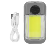 Xpg+Cob Working Light Usb Rechargeable Flashlight Foldable Torch Emergency Camping Lamp