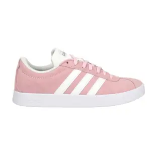 (女) ADIDAS VL COURT 2.0 休閒運動鞋-慢跑 愛迪達 粉紅白