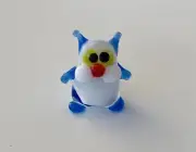 HAMSTER~Cute Mini Collectible Hand Blown Art Glass Figurine~Handmade Tiny Animal