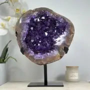Large Natural Uruguayan Amethyst Geode, Super Shinny Crystals. MWS1550