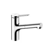 Hansgrohe 74800 Zesis 1.75 GPM 1 Hole Pull Out Kitchen Faucet