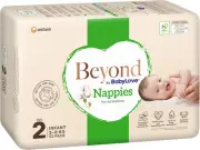 Beyond by Babylove Nappies, Infant Size 2 (3-8Kg) (4 X 52 Pack)