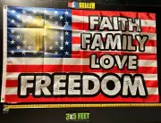 Donald Trump Flag FREE USA SHIP 14 America First MAGA Man Cave Dorm Sign USA 3x5