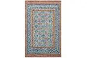 Handmade Abstract Wool Rug-6290-Multi