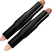 MERRYHAPY Contour Concealer Stick Set 2 Pack Highlighter Concealer Stick for Women Easy to Use Contouring Stick